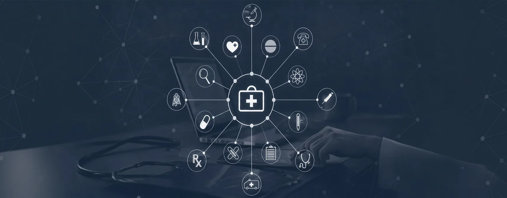 Sourcing diagram: a central match node with connected supplier and buyer icons